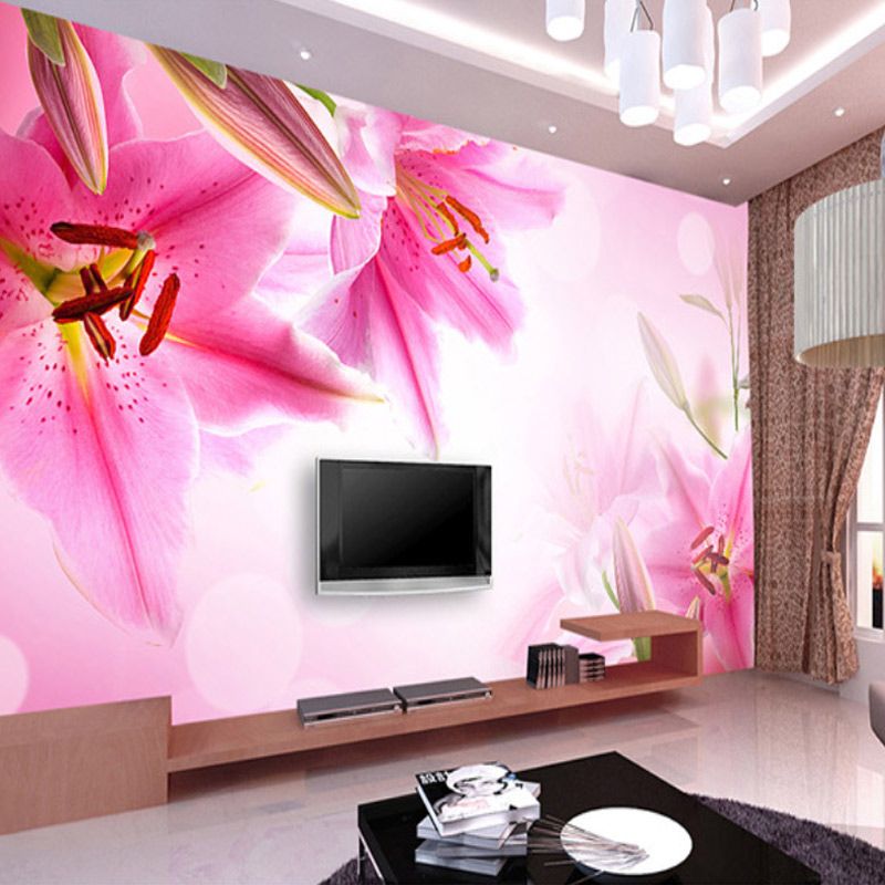 Custom Photo Wallpaper Lily 3d Hd Wallpapers Bedroom Living Room Custom Photo Wallpaper Lily 3d Hd Wallpapers Bedroom Living Room Backdrop Mural Wall Covering Non Woven Self Adhesive Computer High Resolution