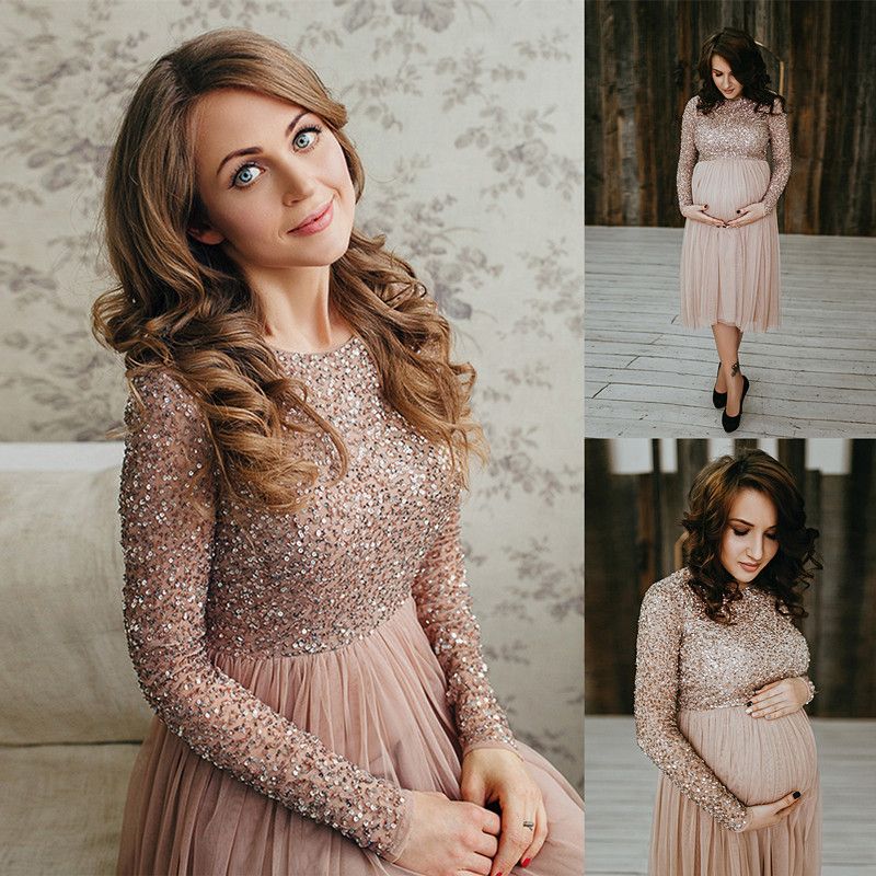 beautiful gowns for pregnant ladies