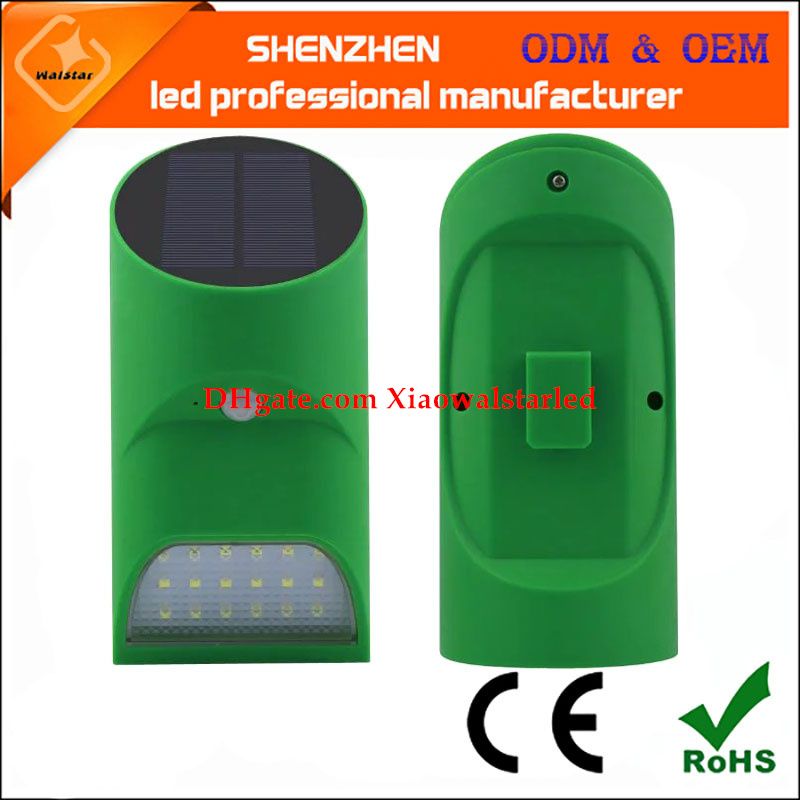 Pir Solar Powered Led Wall Lamp 9 Lights 100 Lumen Outdoor Security Light Ray Motion Sensor Detection Path Garden Yard