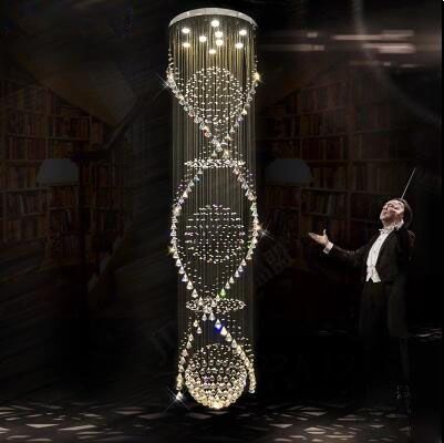 treppe in minimalistischem stil bilder, großhandel die treppe lange kronleuchter kronleuchter kristall, Design ideen