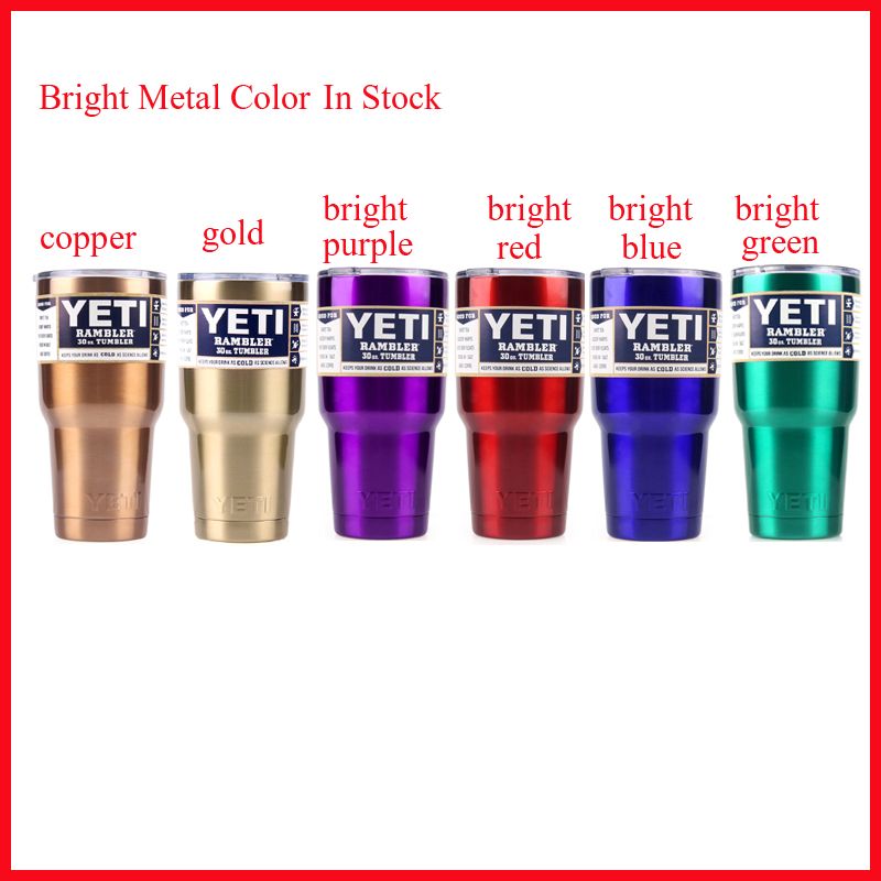 Colored Yeti Ramblers YETI Tumbler YETI Cups Bilayer 304 Stainless