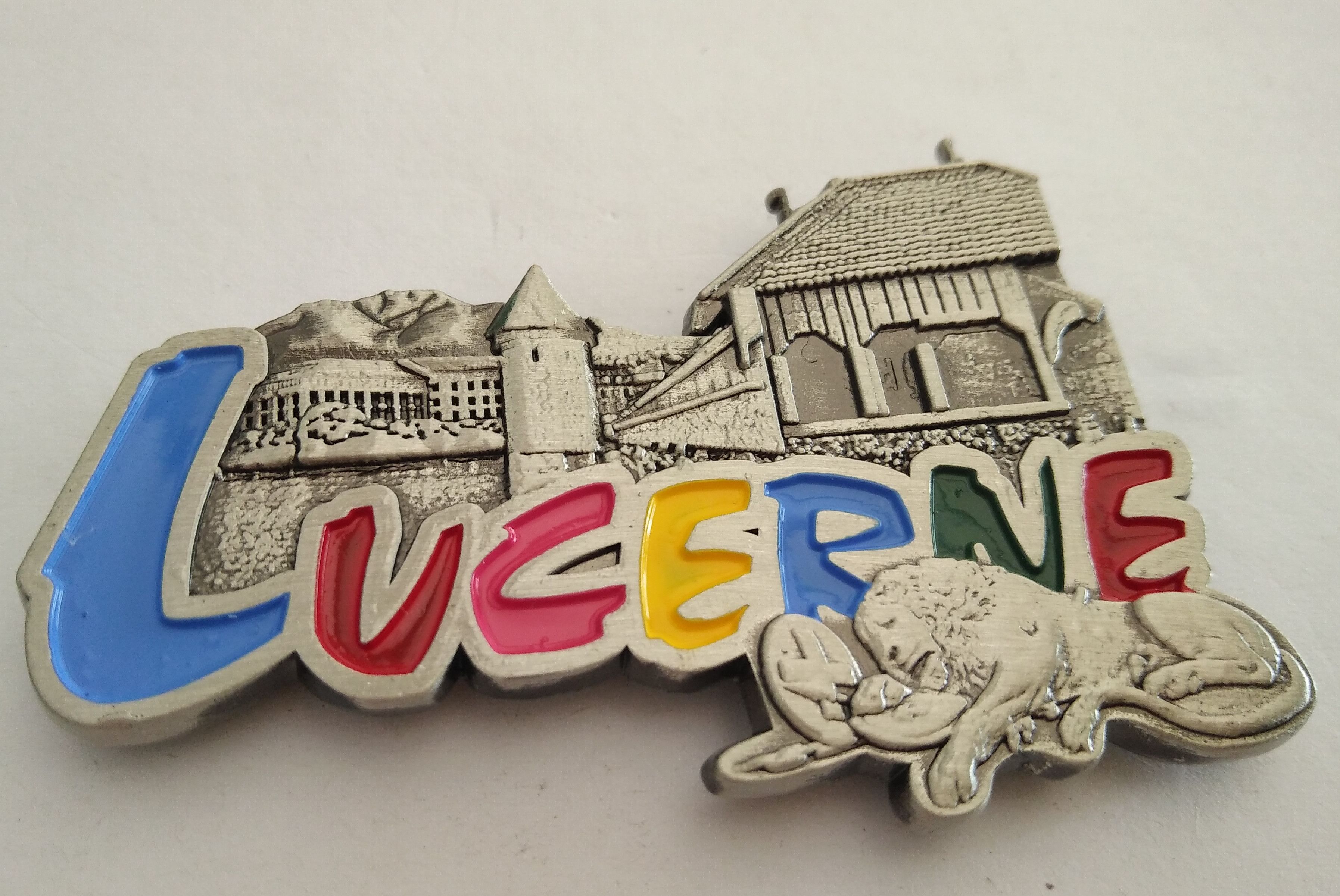 the new factory customized metal fridge magnet for souvenir zinc