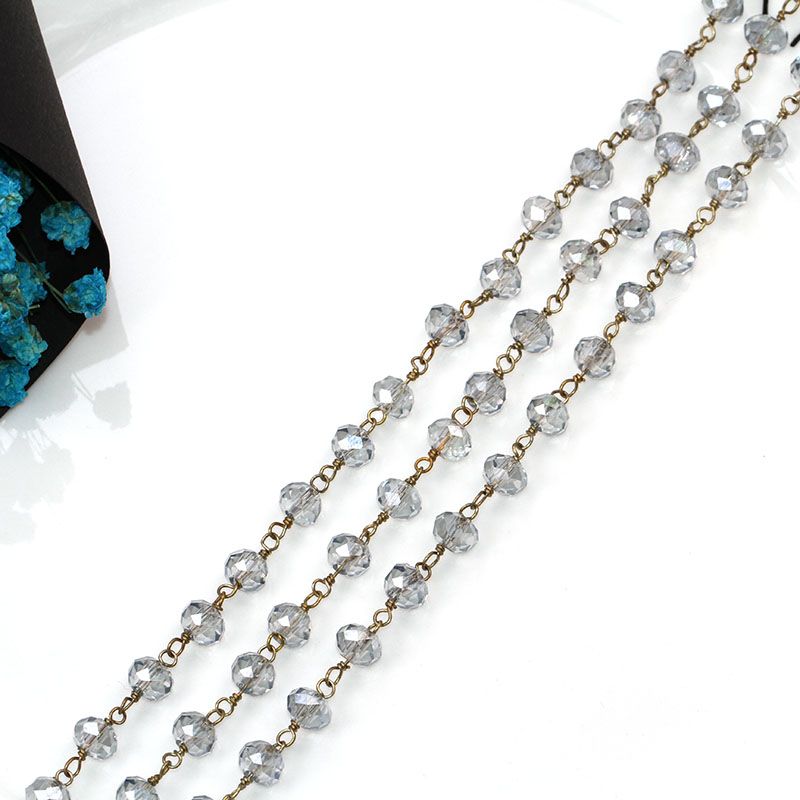 crystal beads chain