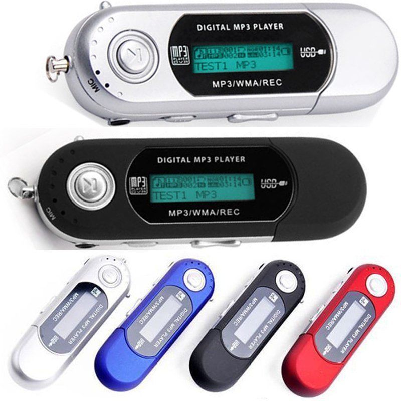 Portable USB Digital MP3 Music Player LCD Screen FM Radio Support 32GB