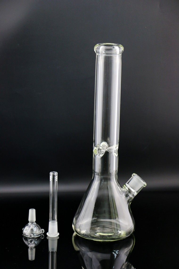 2021 9mm Thick Beaker Bongs 18 Super Heavy Glass Water Pipe Glass Bong With Smoking Accessories