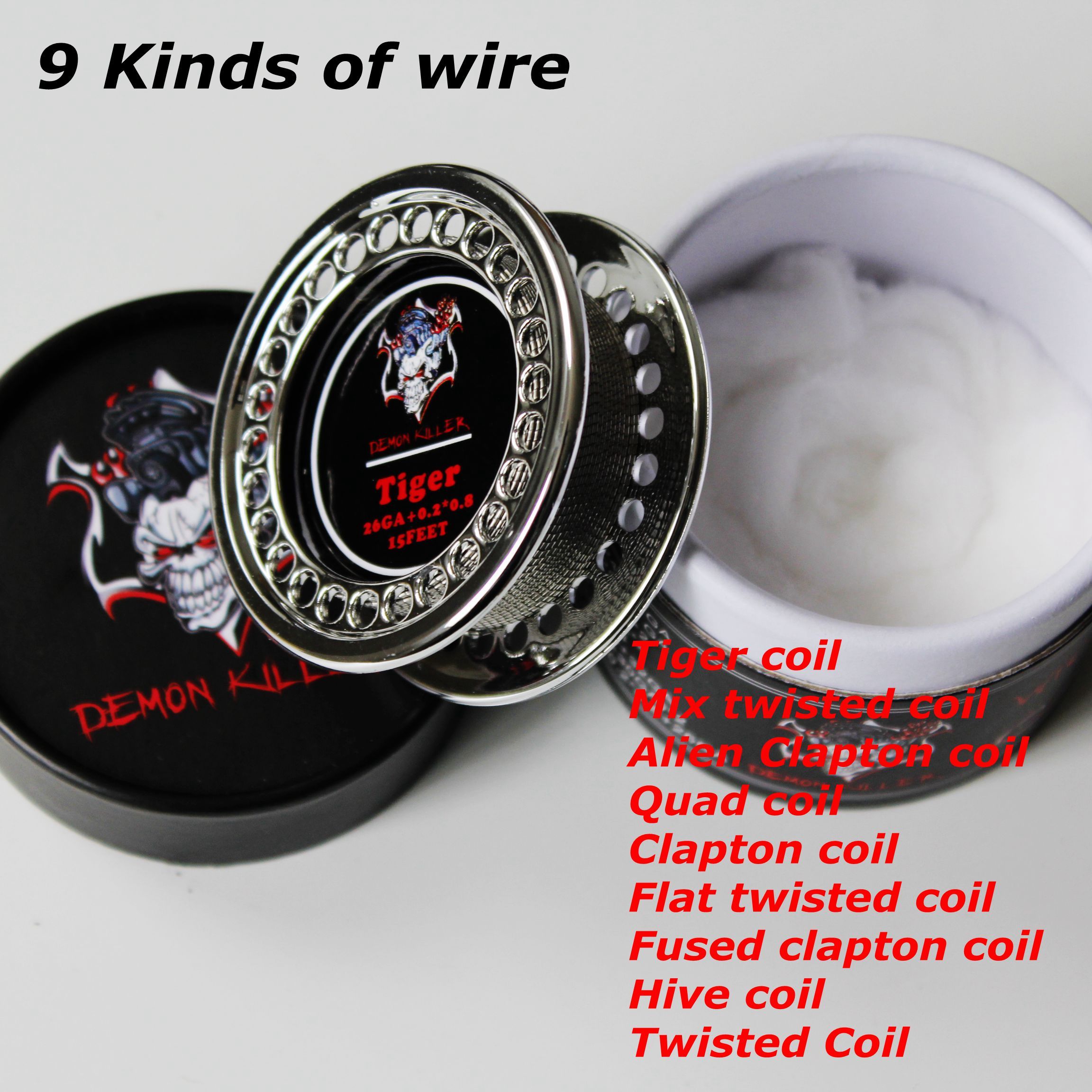 Demon Killer Flat Twisted Wire Fused Clapton Hive Alien