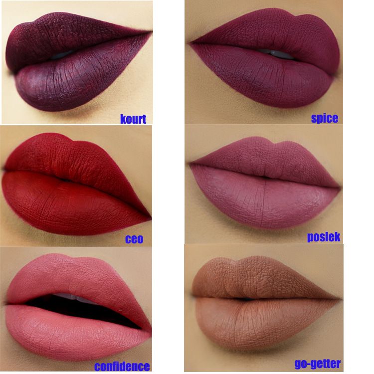 maroon purple lipstick