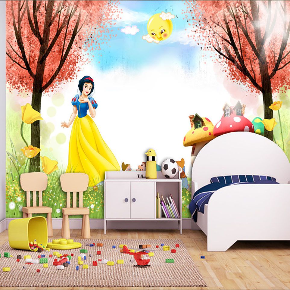 Cartoon 3d Wallpaper Snow White Photo Wallpaper Princess Wall