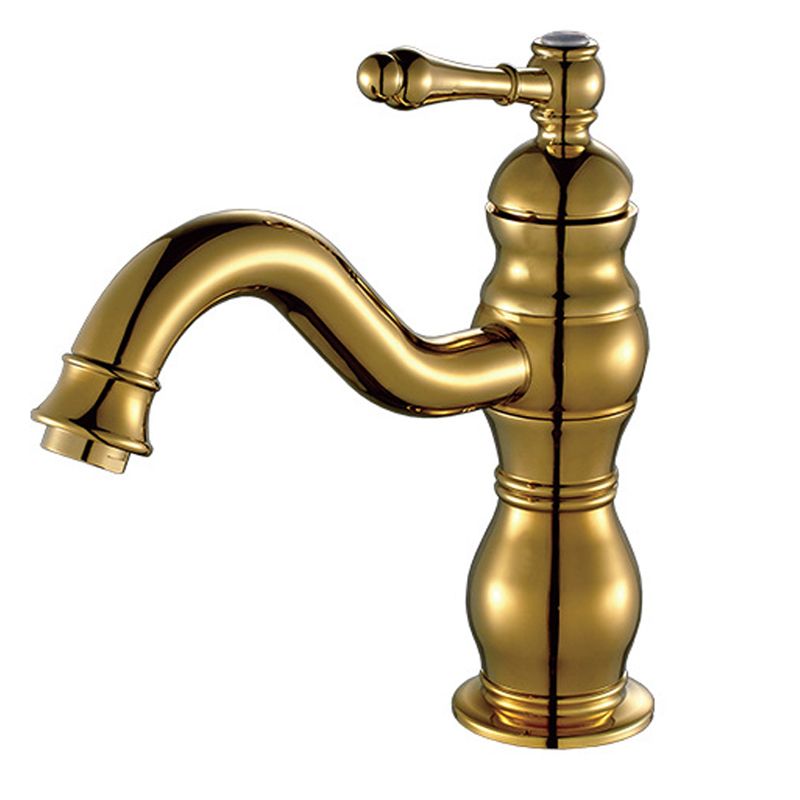 Großhandel Bronze Waschbecken Wasserhahn Luxus Einzigen Griff Messing