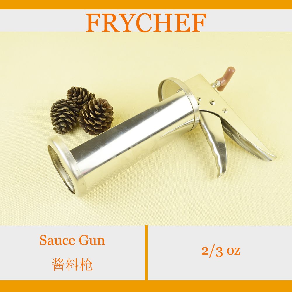 2021 Stainless Steel 304 Sauce Gun Dispenser With Sauce Bottle, Kfc