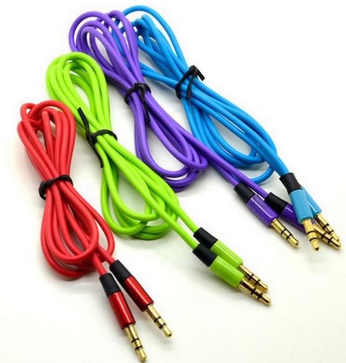 2019 3.5mm AUX Car Audio Cables Male To Male Stereo Car Extension Audio