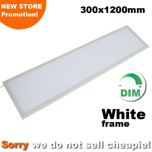 2018 White Frame Square Led Ceiling Light Fixture Ultra Thin 1x4 2018 White Frame Square Led Ceiling Light Fixture Ultra Thin 1x4 Panel 300x1200 36w 40w 48w Dimmable From Wuzhangtsai