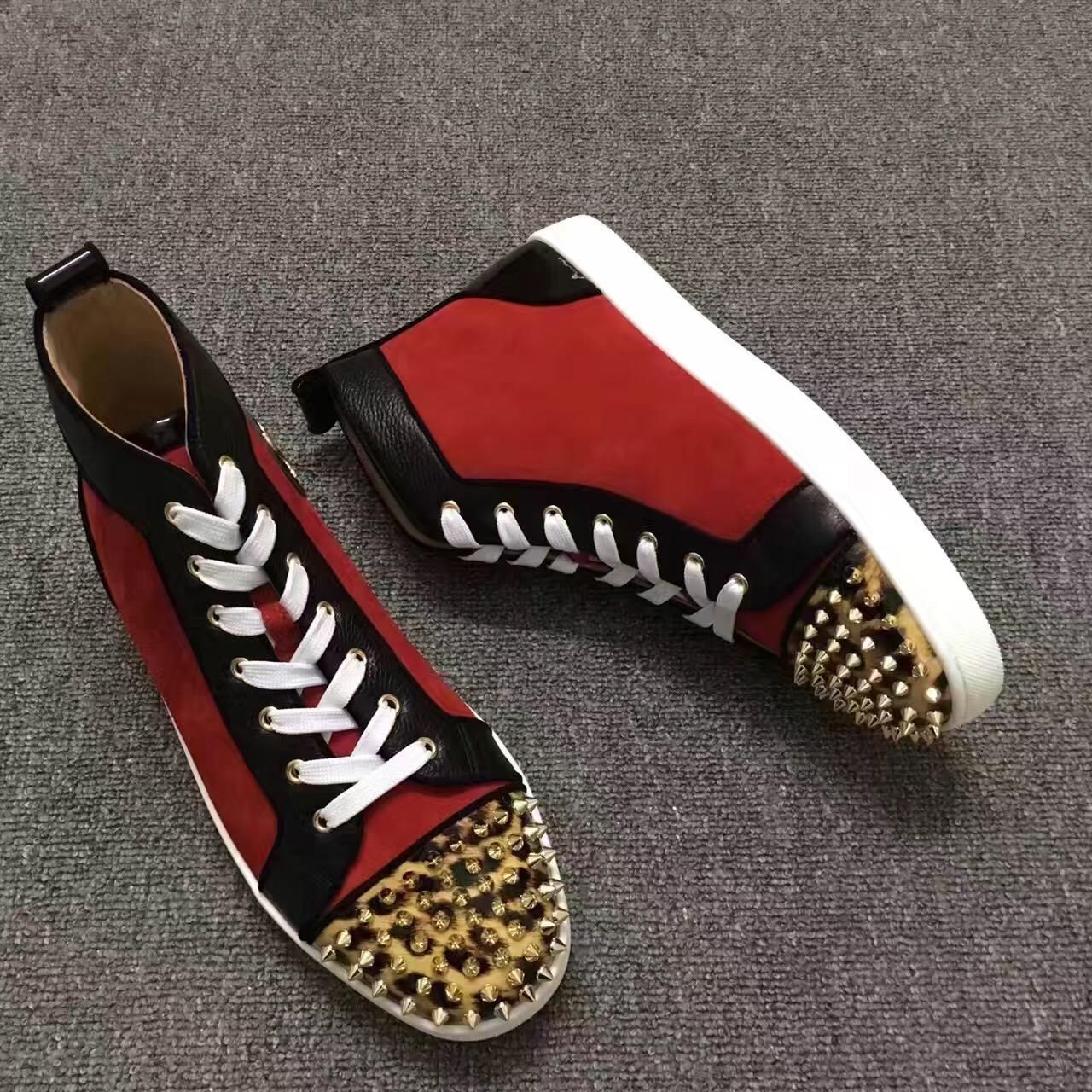 sneakers basse rosse