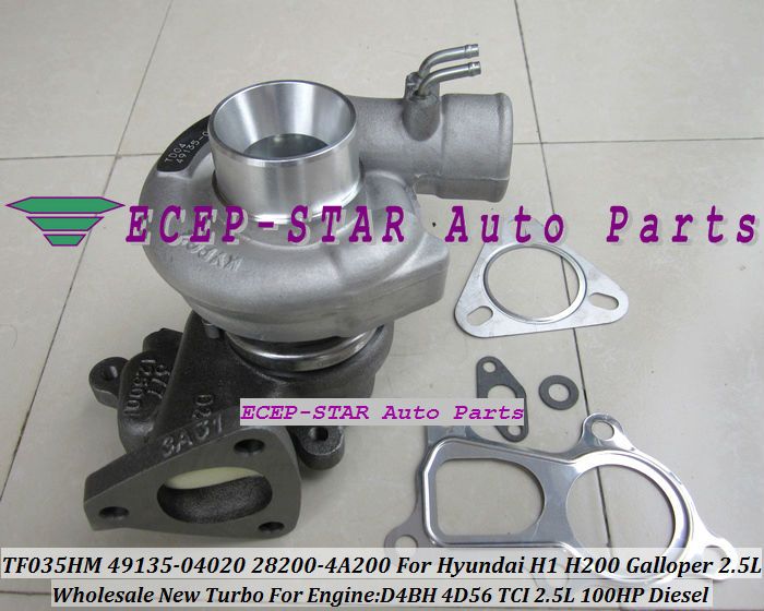 TF035 49135 04020 28200 4A200 Turbocharger For Hyundai H1 H200 Starex