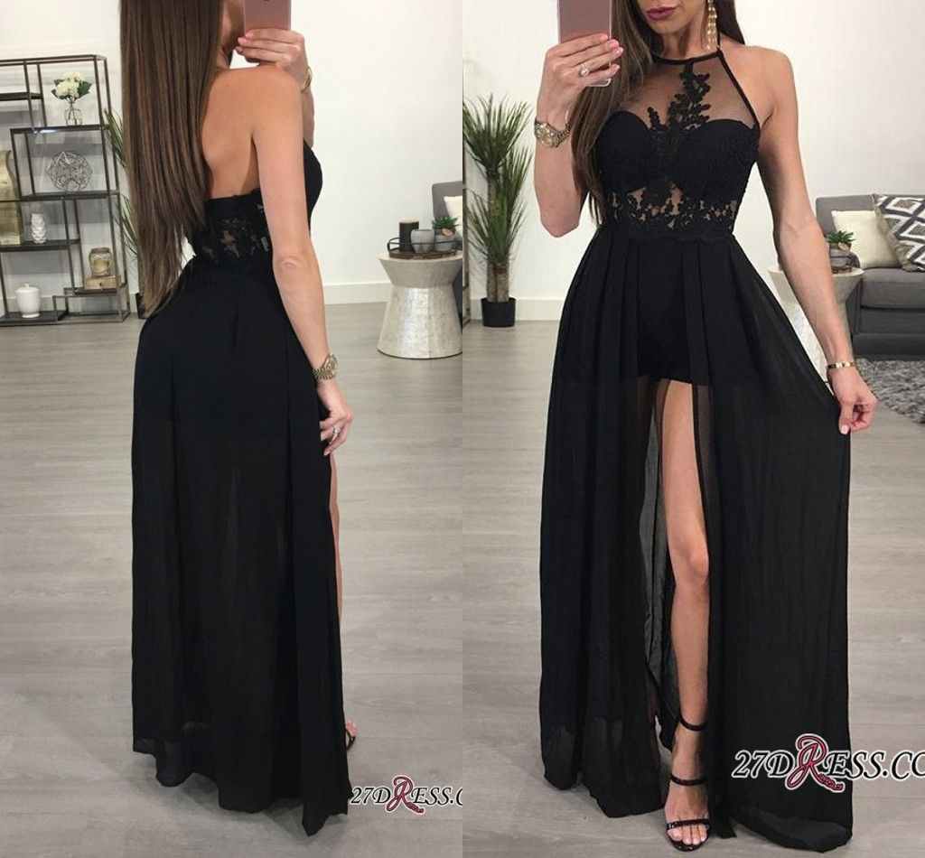Long Dark Prom Dresses