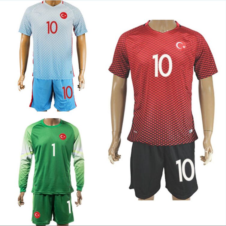 2019 Turkey Soccer Jerseys Euro 2016 Shirts Sets Turan Calhanoglu