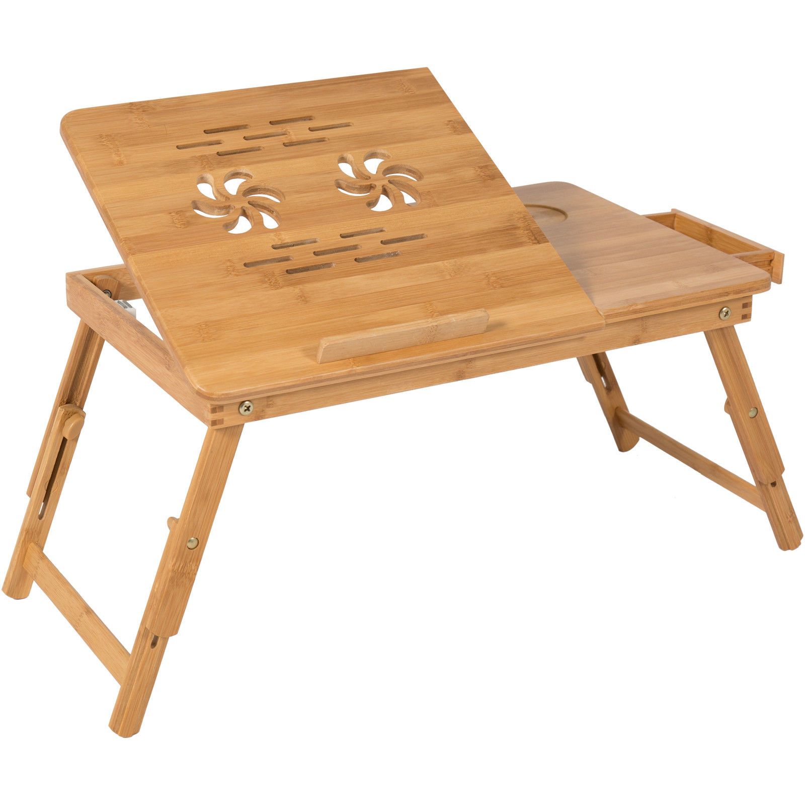 2018 100 Bamboo Adjule Laptop Table Computer Desk Tilting Top 2018 100 Bamboo Adjule Laptop Table Computer Desk Tilting Top Drawer Bed Tray From Huangning9 25 13 Dhgate Com