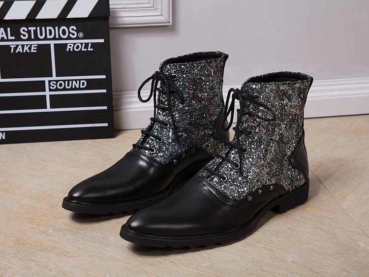 pointed lace up boots flat