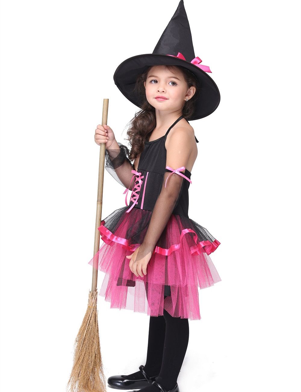 girl witch costume children halloween costume for kids stage dance wear toddler backless short skirt party cosplay funny halloween costume group costume