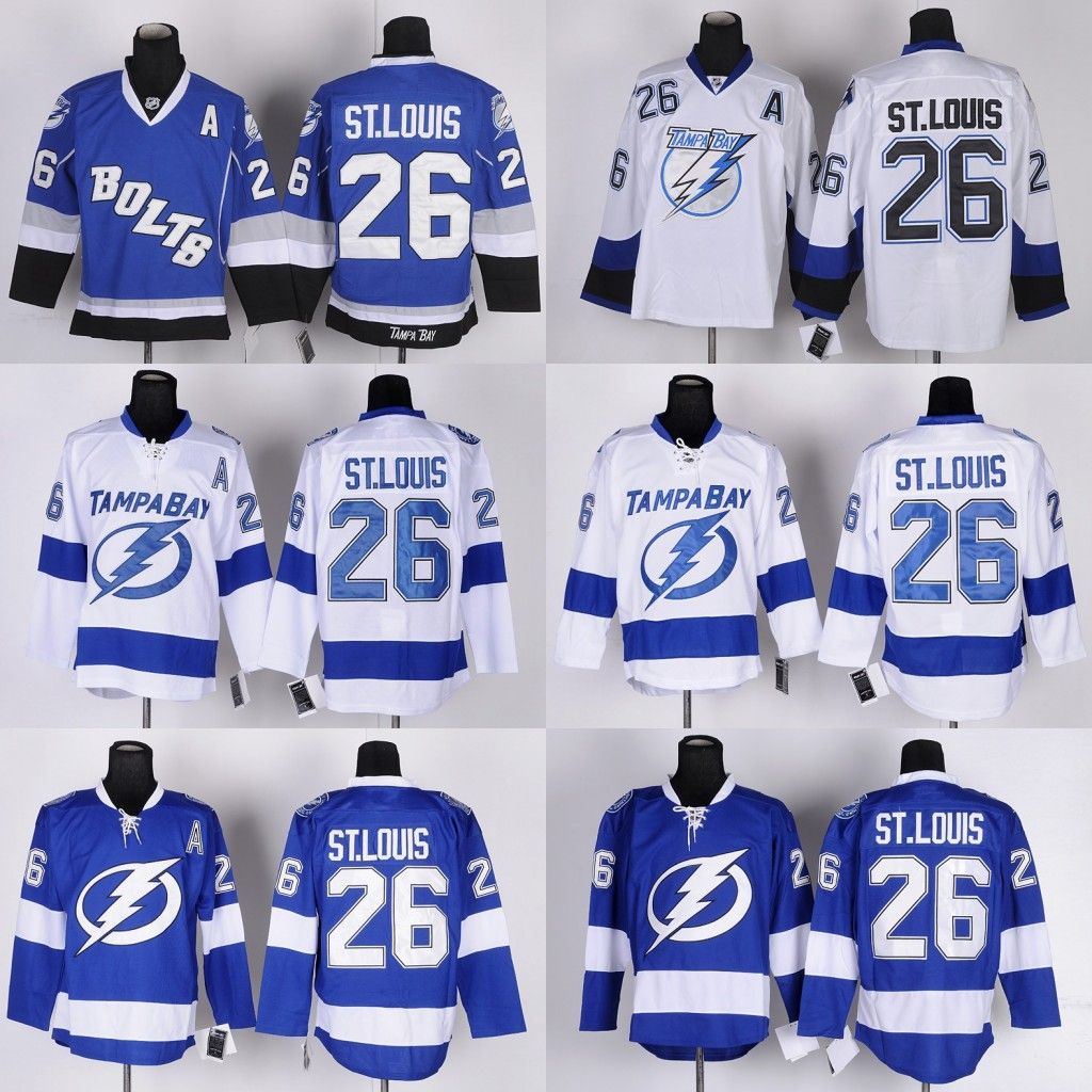 2018 2016 men tampa bay lightning ice hockey jersey 26 martin st