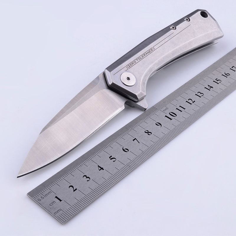 2020 Zero Tolerance ZT0808 Tactical Folding Knife With D2 Blade KVT Ball Bearing System
