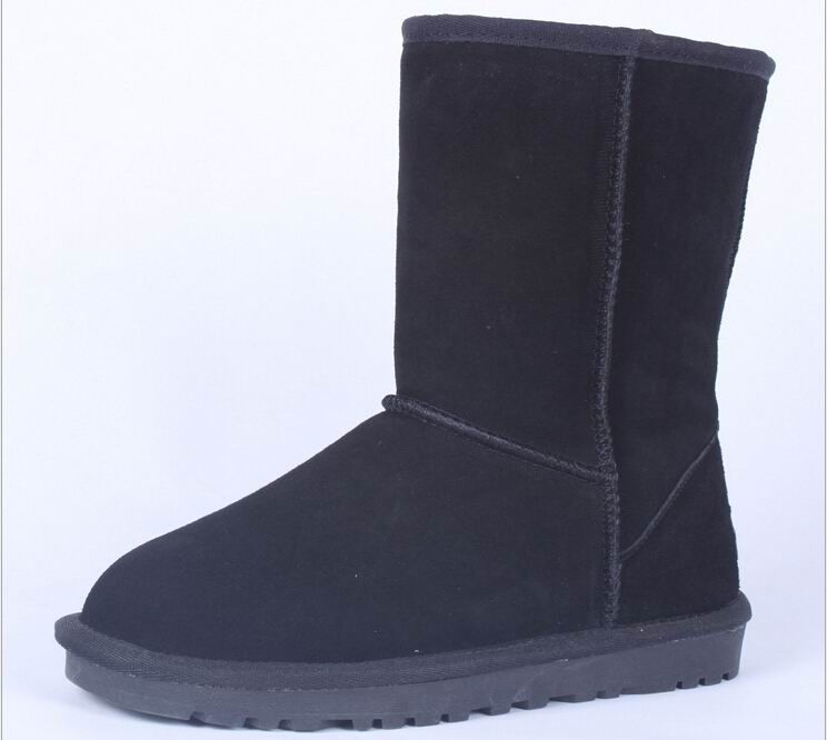 classic winter women snow boots suede leather mid calf fashion boot womens snow boots size 11