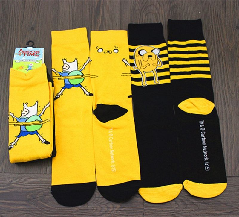 Cartoon Movie Character Adventure Time Finn Jake Children Scoks See larger image - Cartoon Movie Character Adventure Time Finn Jake Children Scoks
