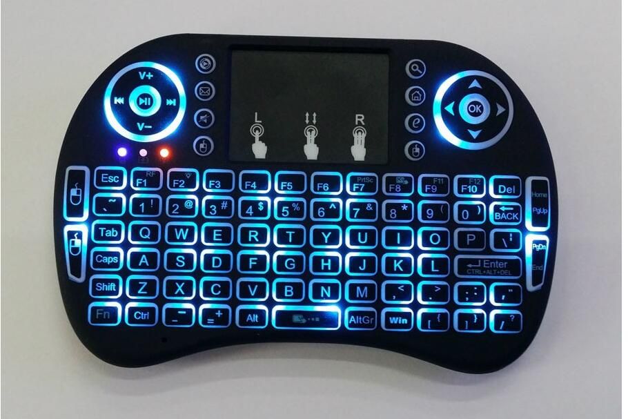 016 New Fly Air Mouse 2.4G Mini I8 + I8B Wireless Keyboard With