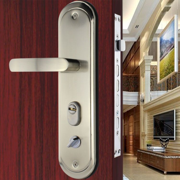 2018 Fixed Anti Theft Door Lock Panel Door Handle Large Steel Door ... 2018 Fixed Anti Theft Door Lock Panel Door Handle Large Steel Door ...