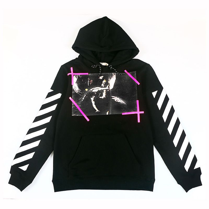 2017 Off White Hoodie Tide Brand Loose Hooded Long Sleeved Fleece ... 2017 Off White Hoodie Tide Brand Loose Hooded Long Sleeved Fleece ...