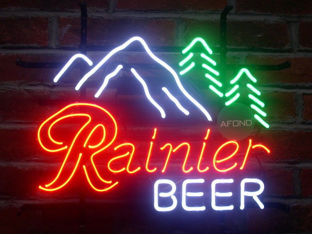 2019 Nouvelle bière Rainier Neon Sign Neon Signer la lumière