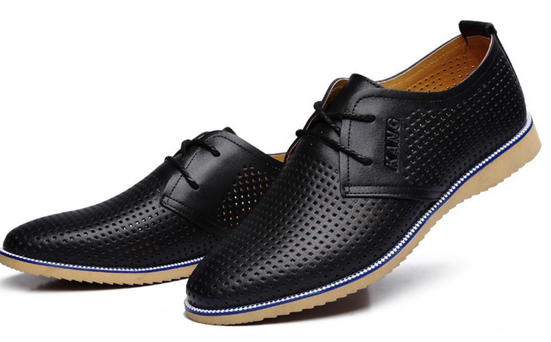 Groom S Shoes Wedding Shoe Breathable Beach Shoes Hollow Out Men S