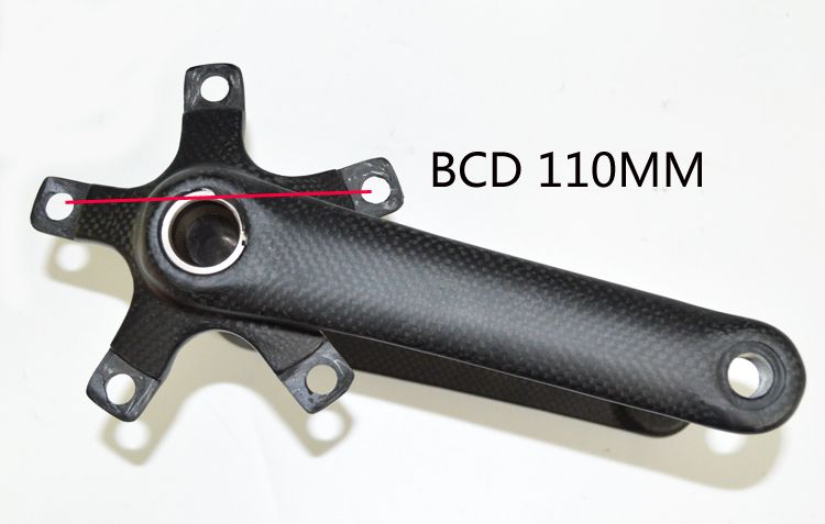 carbon fiber mtb crankset