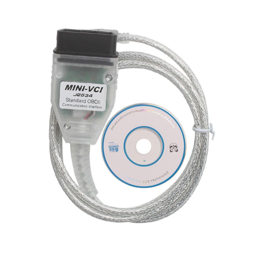 mini vci for toyota tis techstream v10.30.029 16 pin cable
