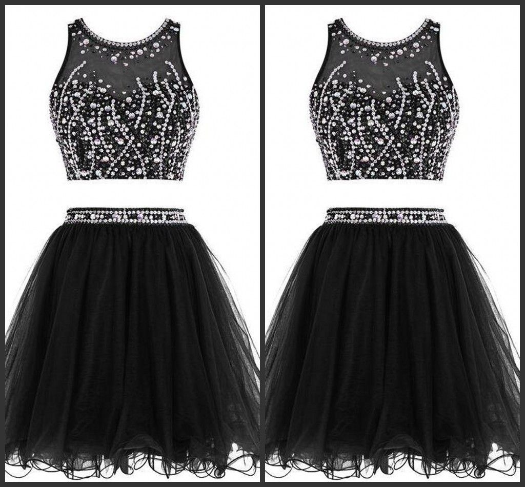 black 8th grade formal dresses