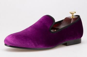 purple suede dress shoes