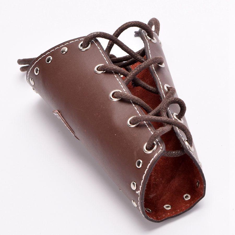 2021 Vintage Medieval Knight Armband Men Punk PU Leather Bandage Cuff