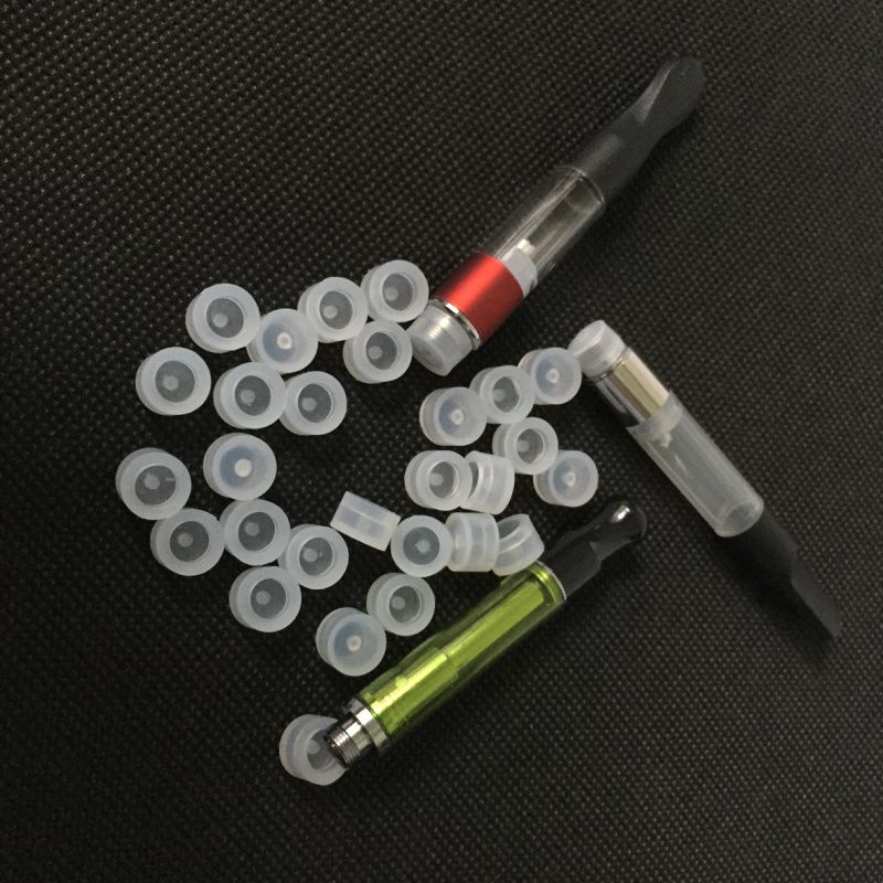 Oil Cartridge Atomizer 510 Tank Vaporizer Silicone Cap Bottom Cap