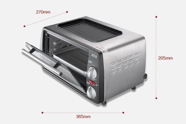 Compra Acero Inoxidable Mini Horno Eléctrico Horno Para Hornear 60 Minutos  Solución De Tuberías De Calefacción Arriba Y Abajo Barato | Entrega Rápida  Y Calidad | Es.Dhgate