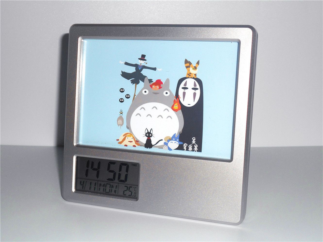Creative Digital Calendar 2017 new totoro ponyo spirited away creative digital alarm clock Creative Digital Calendar 2017 new totoro ponyo spirited away creative digital alarm clock