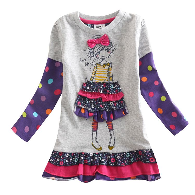Buy Dropship Products Of Baby Clothing Nova Fashion Girl Long Sleeve T