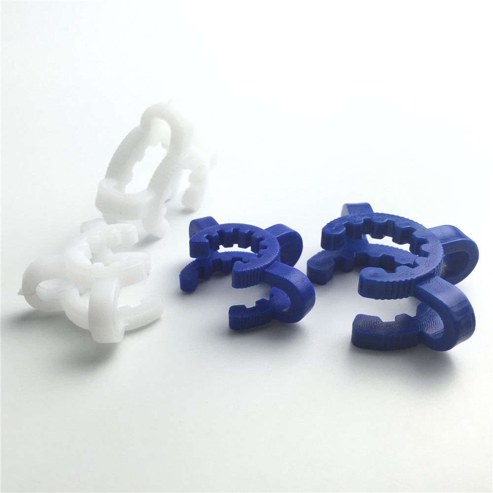 2020 14mm 18mm Plastic Keck Clip With White Blue Laboratory Lab Clamp