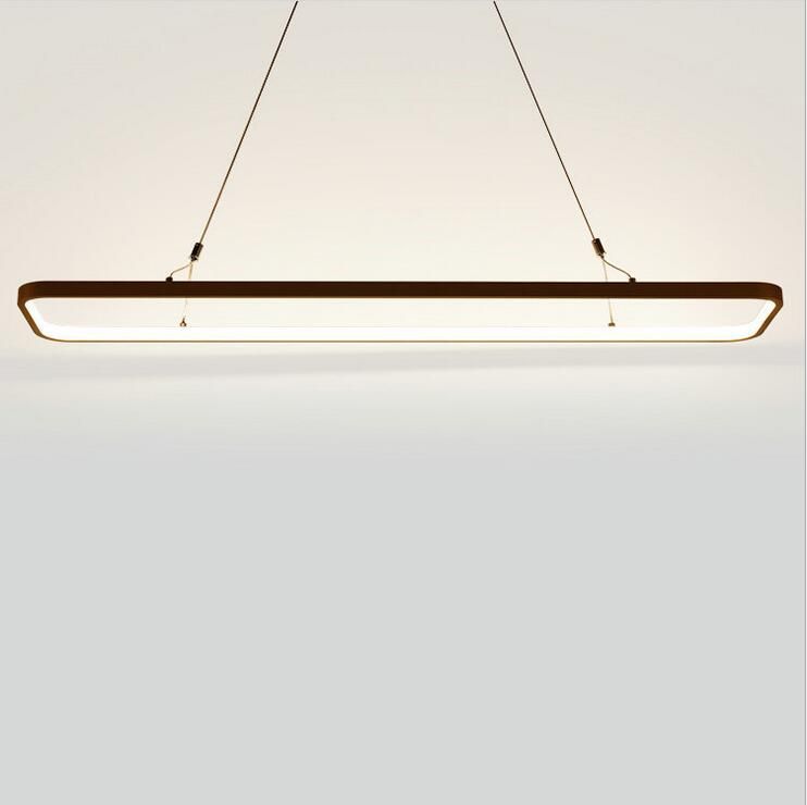 Modern Minimalism Led Hanging Pendant Lights Square Aluminum Suspension Luminaire Lamp Dining Kitchen Room High Brightness Modern Minimalism Led Hanging Pendant Lights Square Aluminum Suspension Luminaire Lamp Dining Kitchen Room High Brightness Retro Lighting