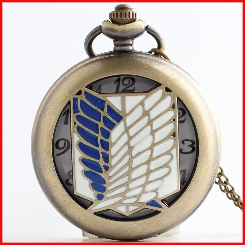 On Titan Scout Legion Pocket Watches Bronze Black Locket Pendant Necklaces Fob Quartz Watch Men Women Jewelry Gift 230167
