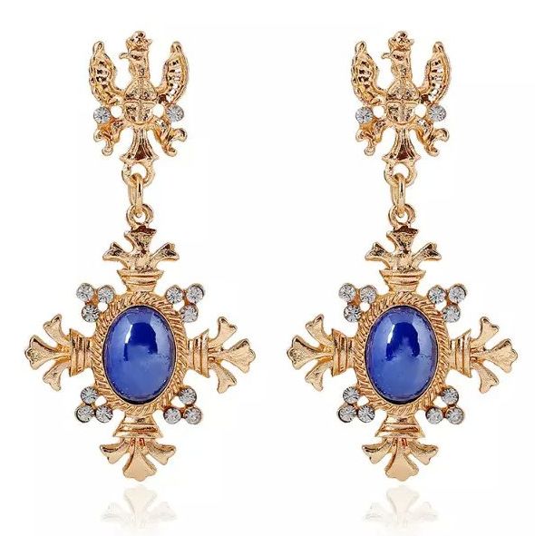 2019 Christianity Stud Earrings 2017 Elegant Stone Earring Women Cross