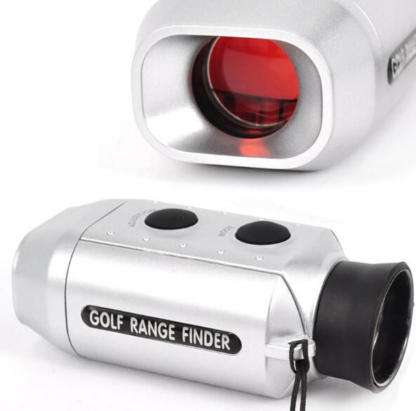 7X Zoom Digital Golf Range Finder Golfscope Scope Yards Measure Distancer With Padded Case For