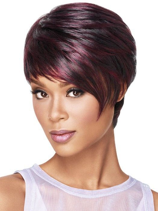Best Seller Vogue Wig Short Black 3 Styles Female Wavy Celebrity
