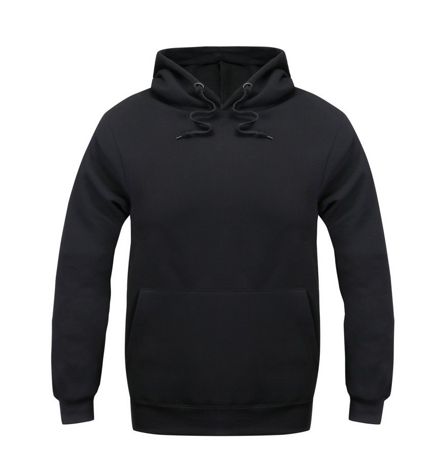 pure black hoodie