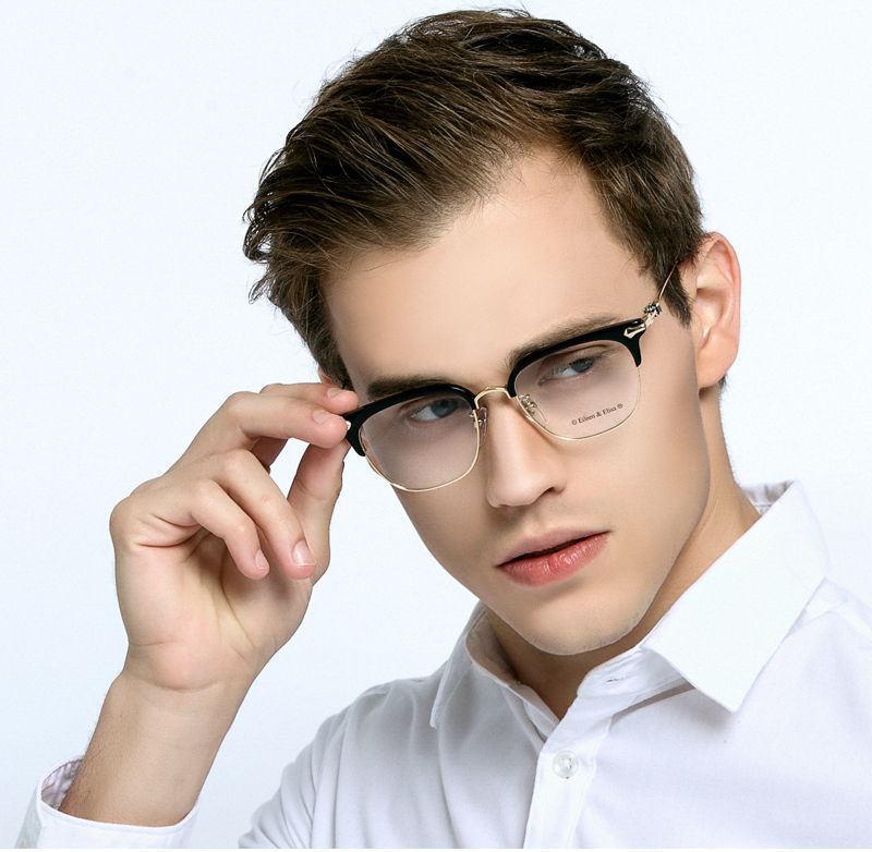 Eyeglasses Frame Men Brand Designer With Box Myopia Glasses Reading ...