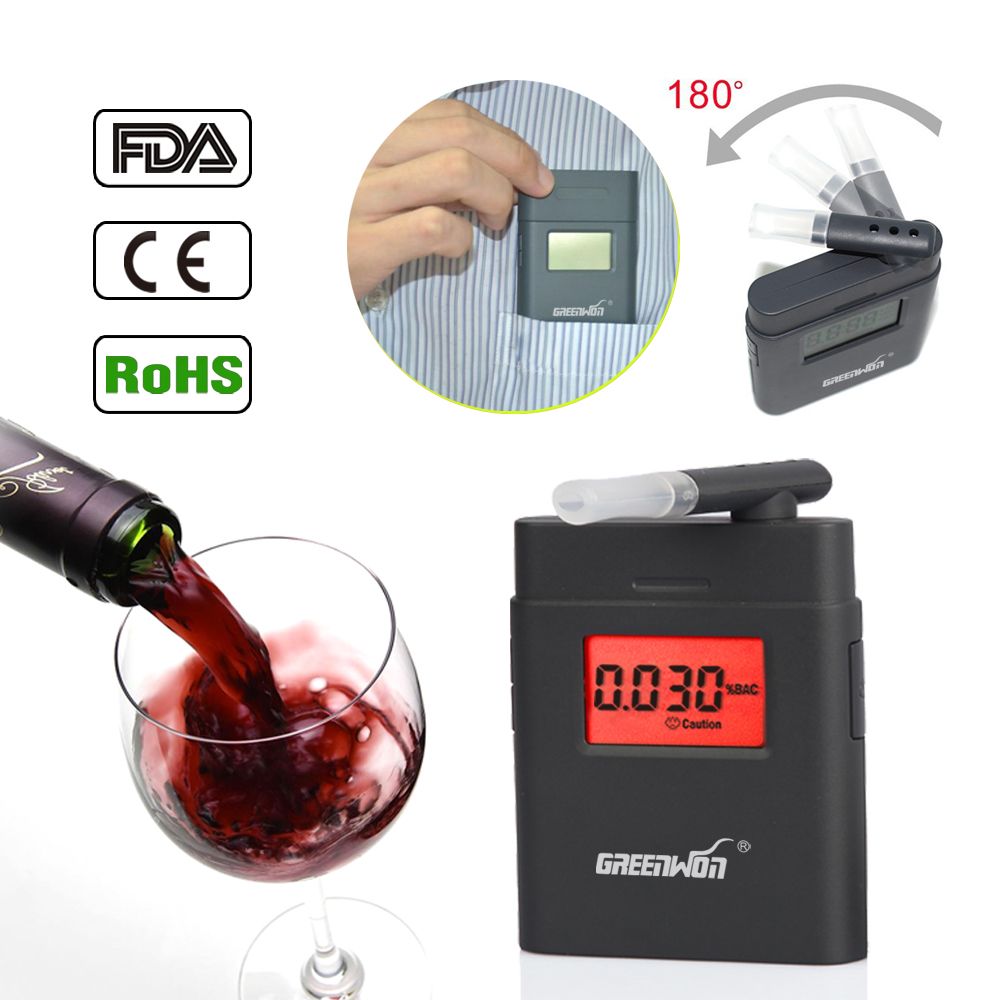 Prefessional Police Portable Breath Alcohol Analyzer Digital